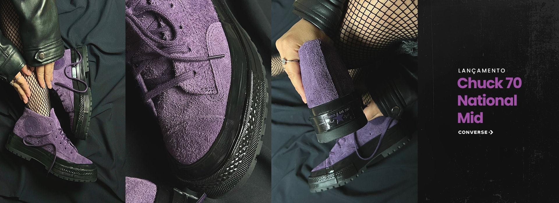Converse Chuck 70 National Mid Suede Raisin 