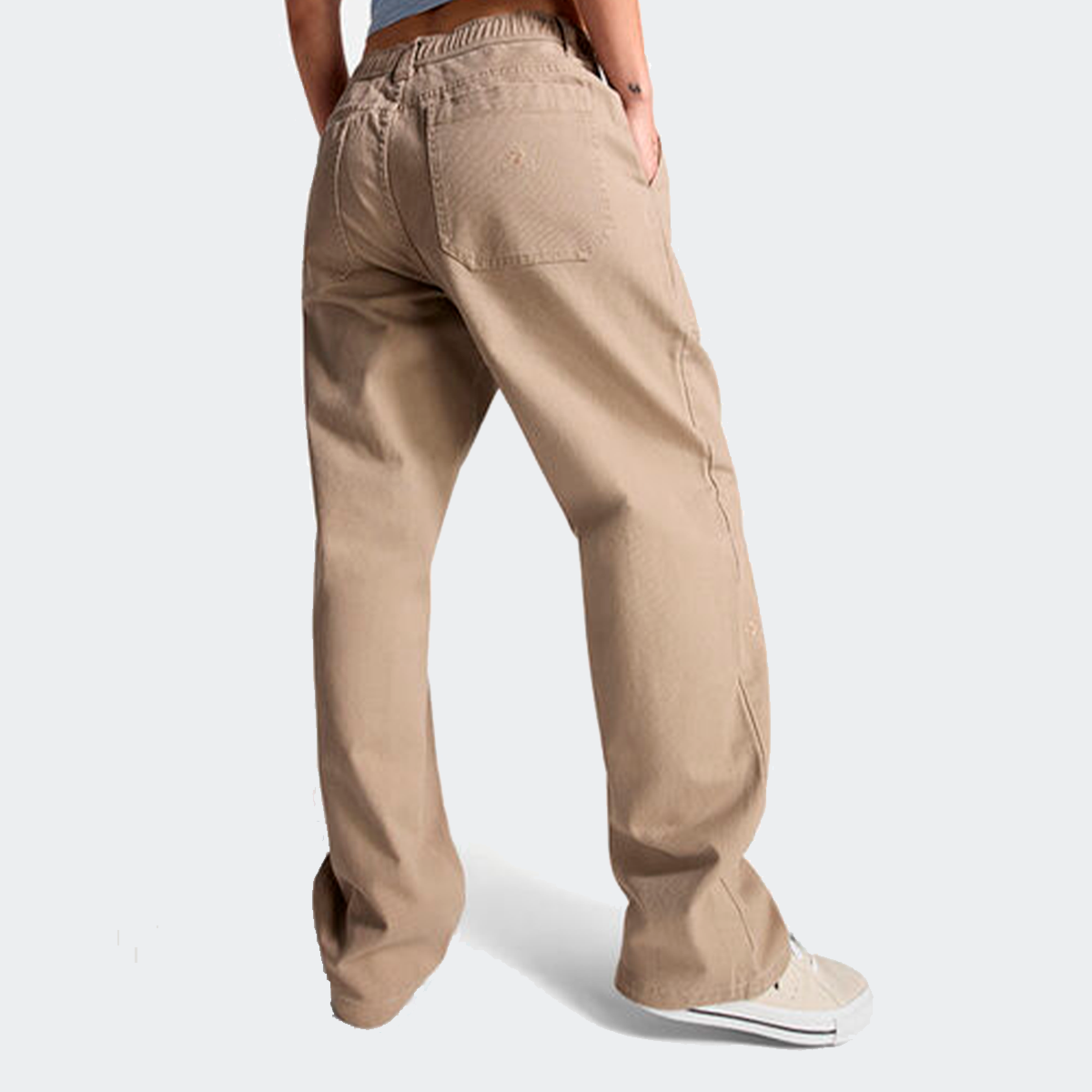 Calça Converse Go-to Harbor Bege 10026986-a03 | Espaço.con