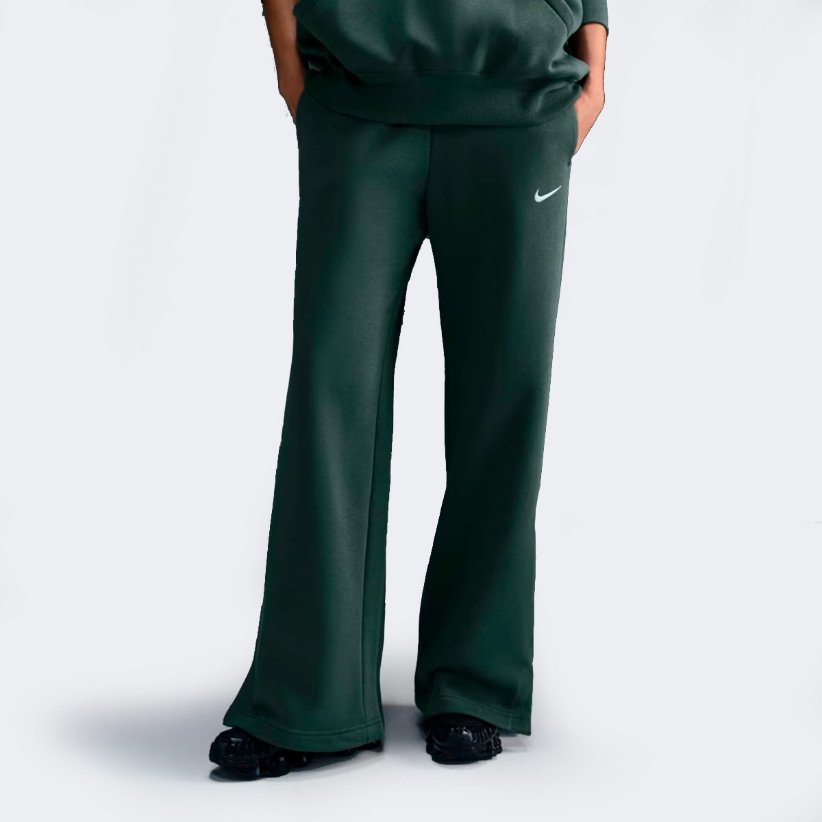 Calça Nike Sportswear Phoenix Fleece Verde Floresta Dq5615-338