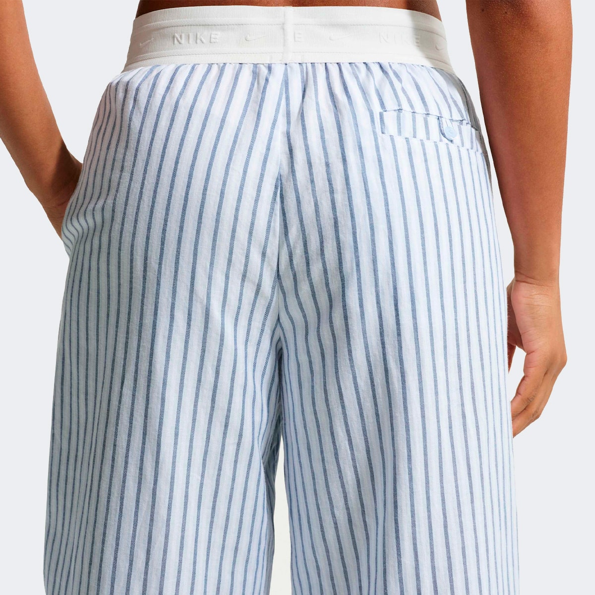 Calça Nike Sportswear Woven Stripe Azul Ii4219-461 | Espaço.con
