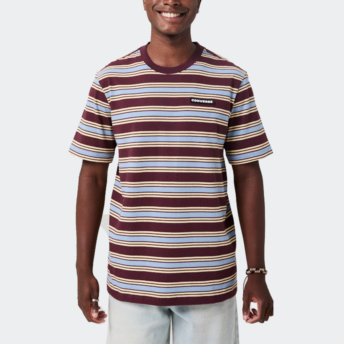 Camiseta Converse Listrada Standard Fit Trail Mixed Ap01sp25115