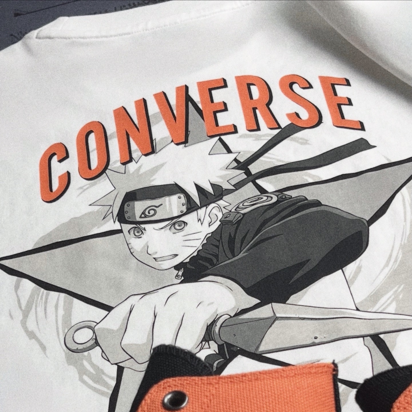 Camiseta Converse X Naruto Shippuden Tee Branco 10028746-a01