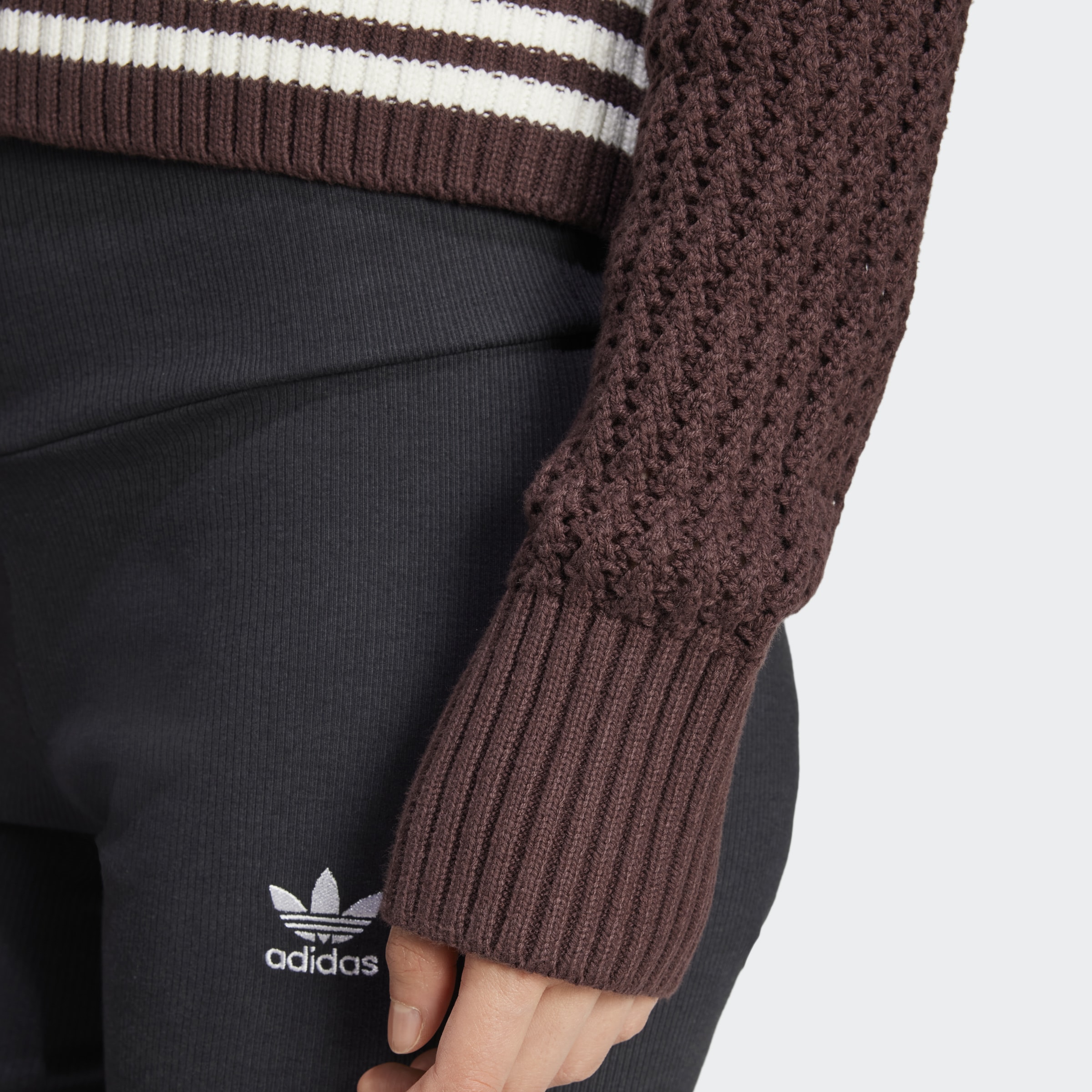 Cardigan Adidas Knit Marrom Ix1044 | Espaço.con SNEAKERS & Co.