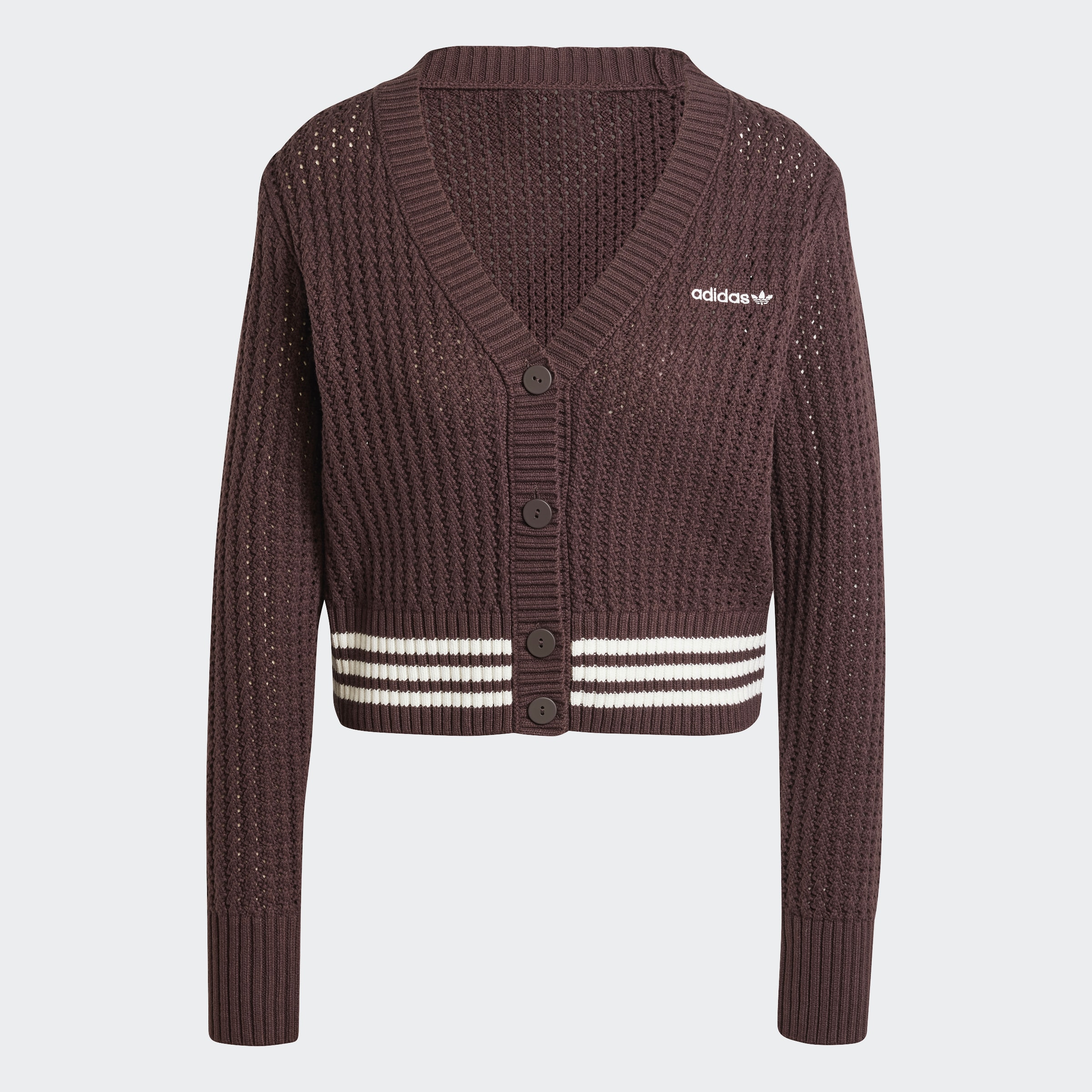 Cardigan Adidas Knit Marrom Ix1044 | Espaço.con SNEAKERS & Co.