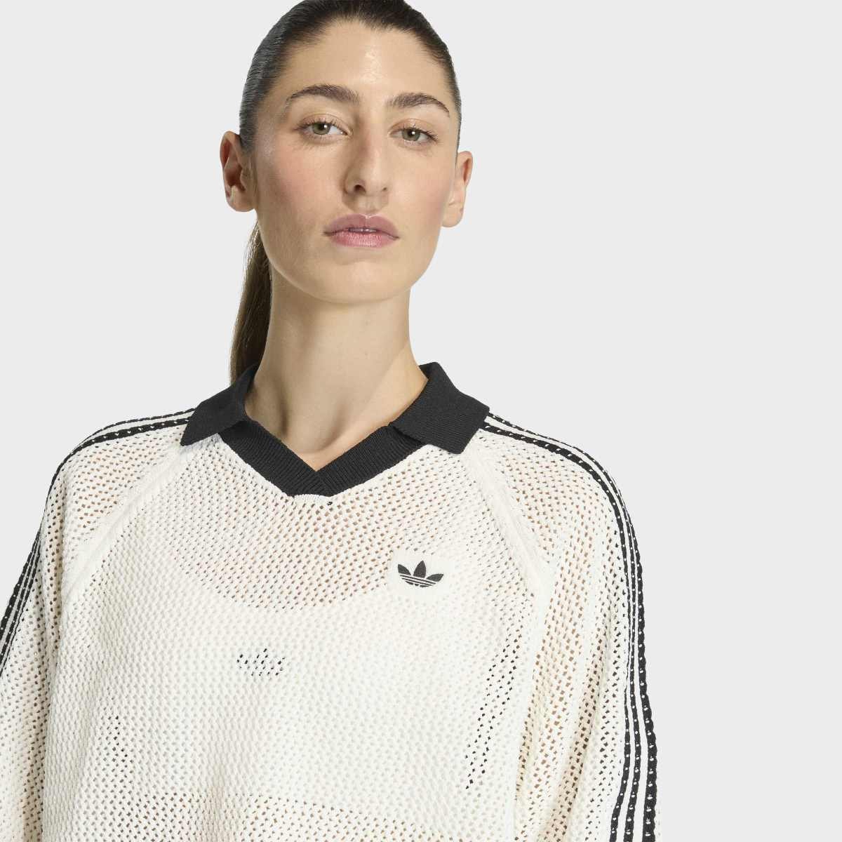 Cropped Polo Adidas Crochê White Kc6490 | Espaço.con SNEAKERS & Co.