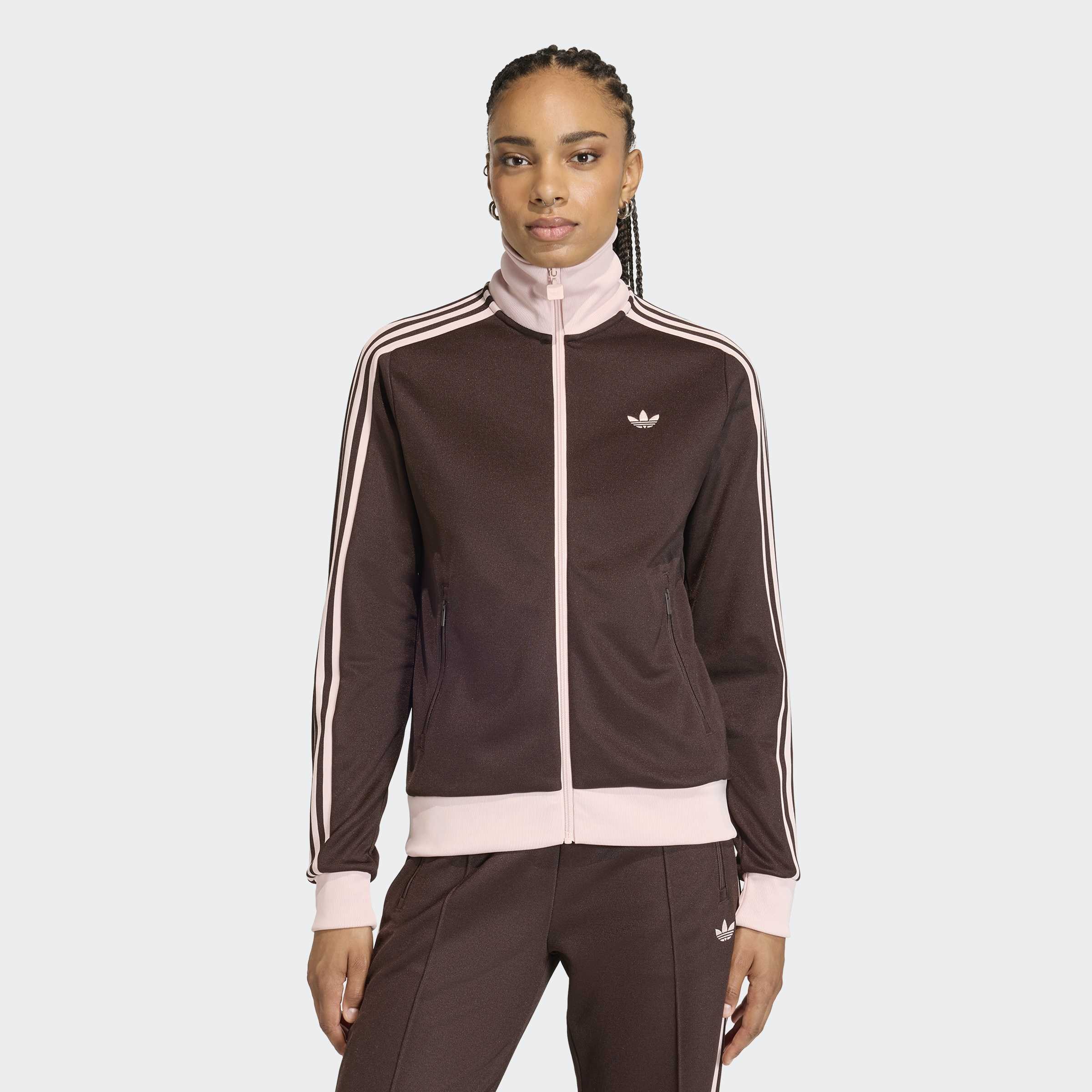 Jaqueta Adidas Classic Aurora Coffee Sandy Pink Kd3742 | Espaço