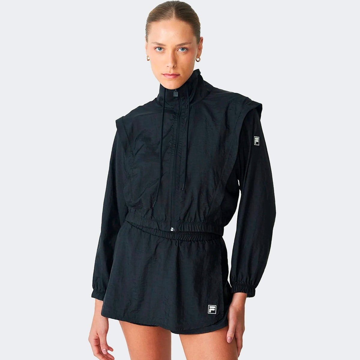 Jaqueta Fila Nylon Classic Sports Preto F12tr00034 | Espaço.con