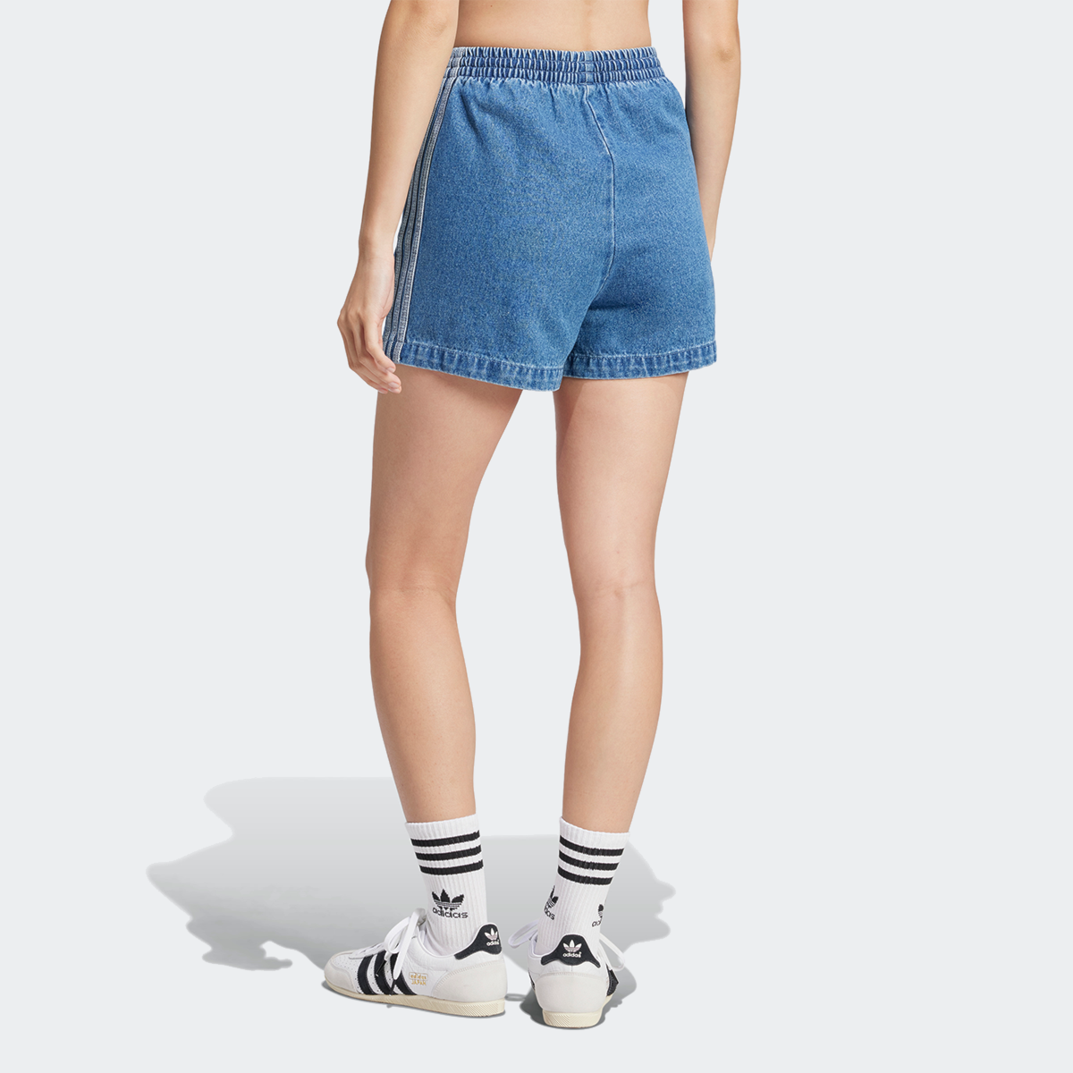 Shorts Adidas Adicolor Denim Firebird Jeans Jd2562 | Espaço.con