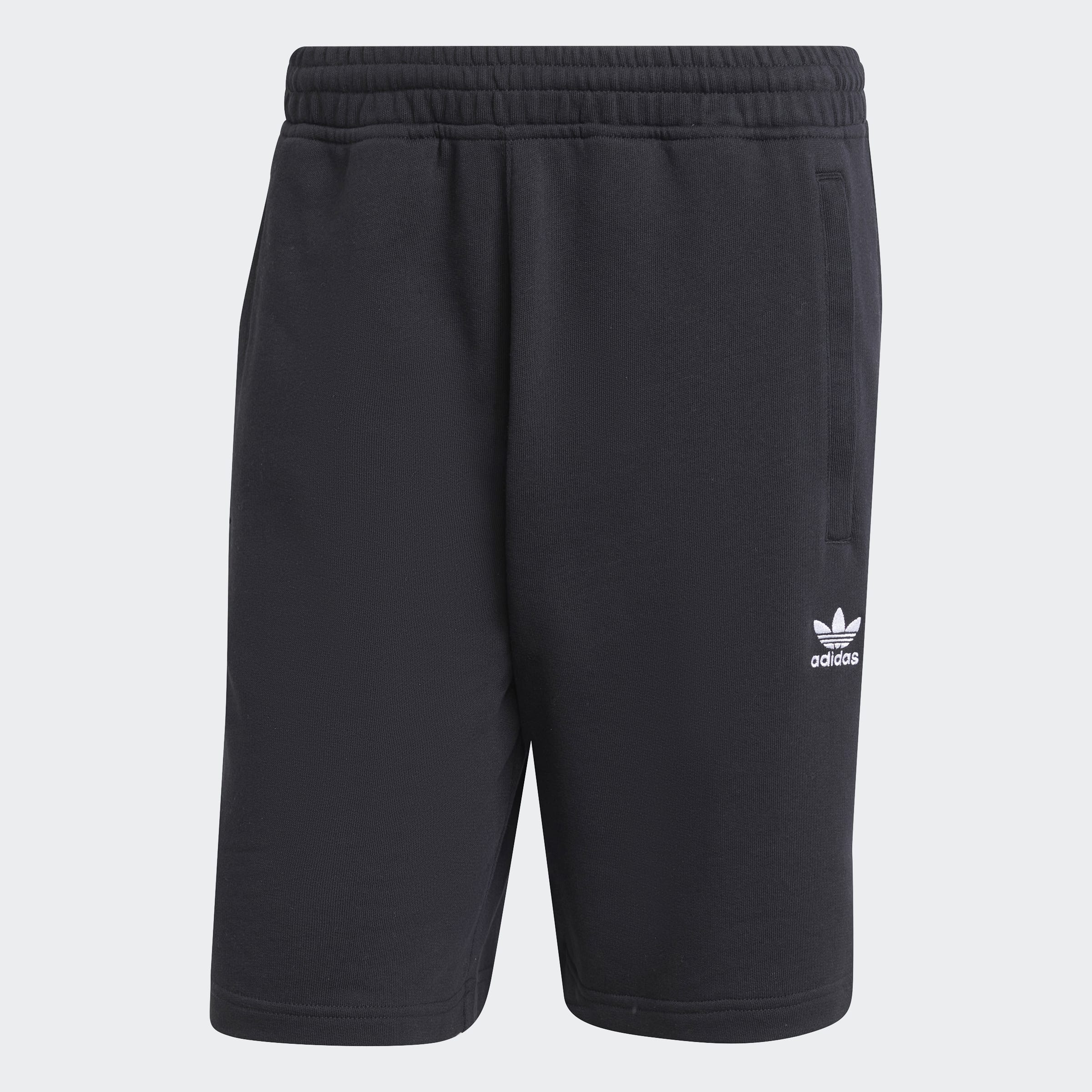 Shorts Adidas Essentials 3 Stripes Preto Branco Ic9435 | Espaço