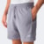 Shorts New Balance Athletics Small Logo 5 Cinza Pedra MS41511B