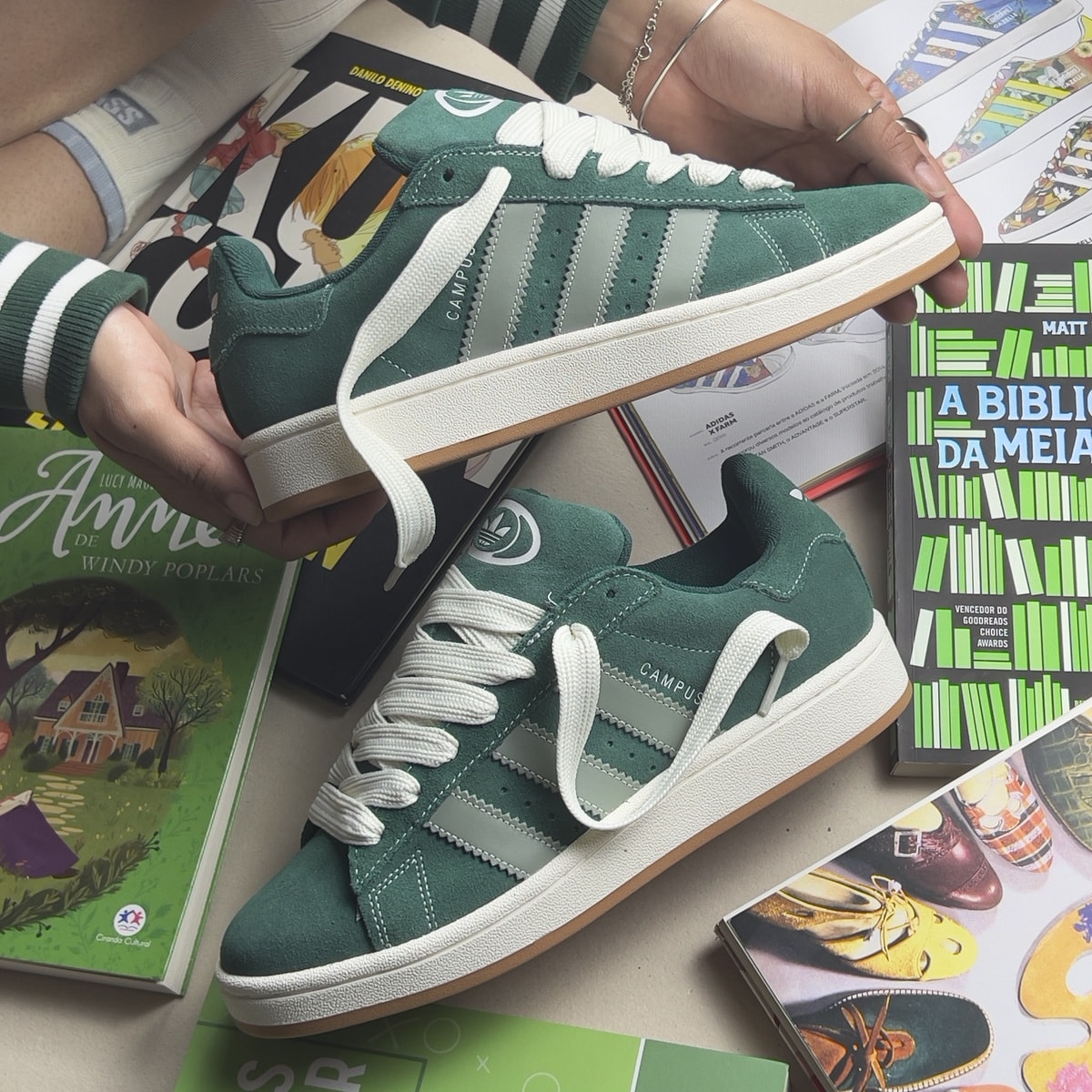 Tênis Adidas Campus 00s Verde Cinza Jh8794 | Espaço.con SNEAKERS & Co.