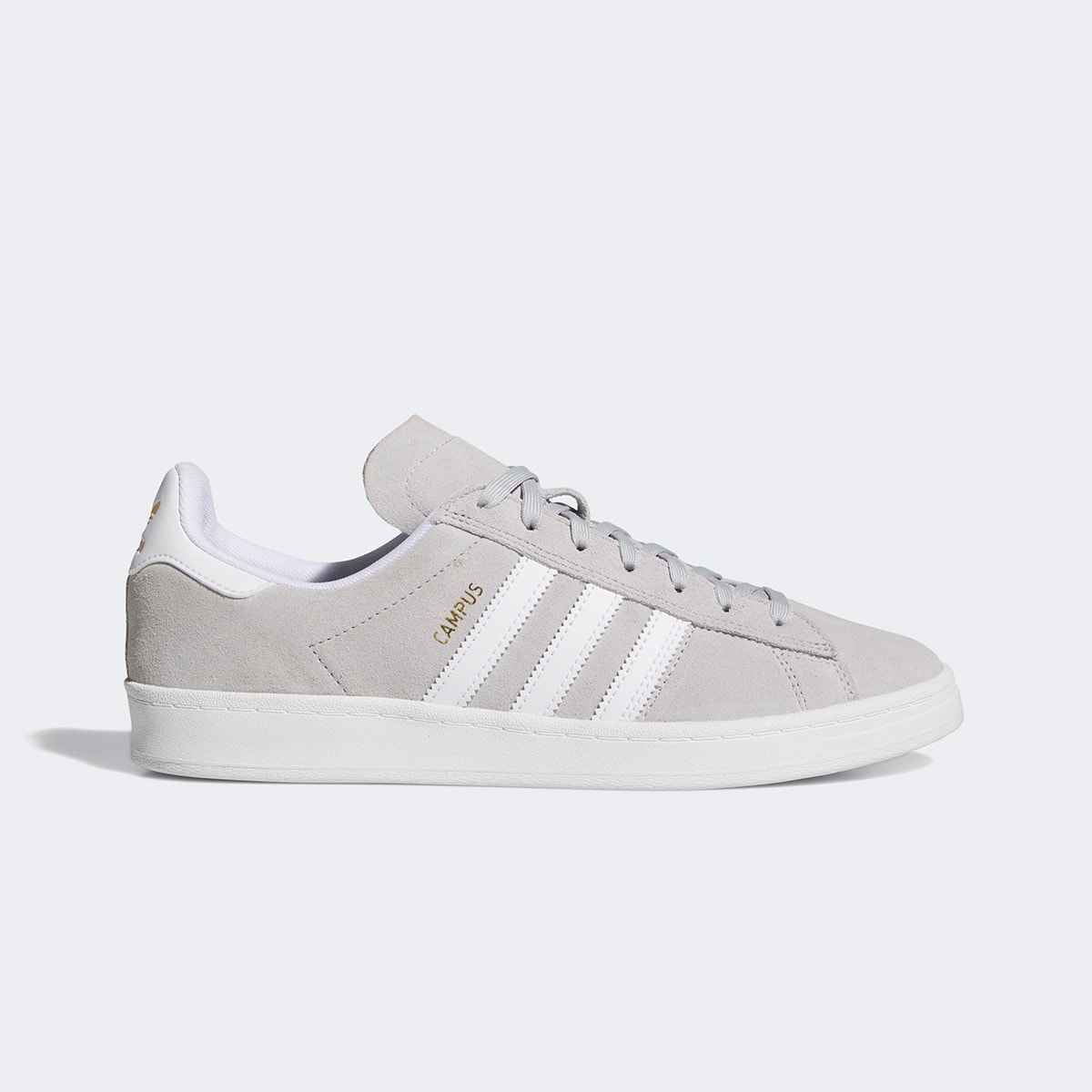 Tênis Adidas Campus Adv Cinza Branco Jp8541 | Espaço.con SNEAKERS