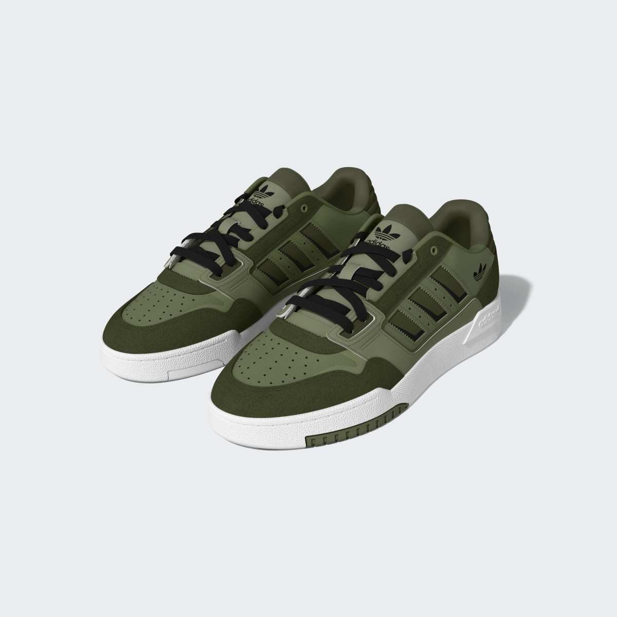 Tênis Adidas Drop Step Low 2.0 Tent Green Olive Strata Cloud White