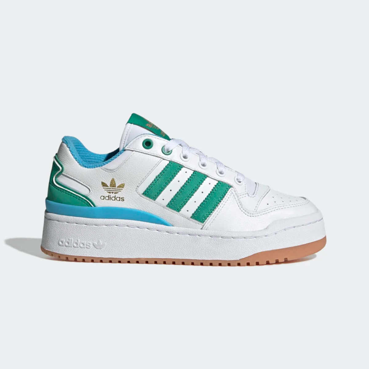 Tênis Adidas Forum Bold Branco Verde Azul Ji0062 | Espaço.con
