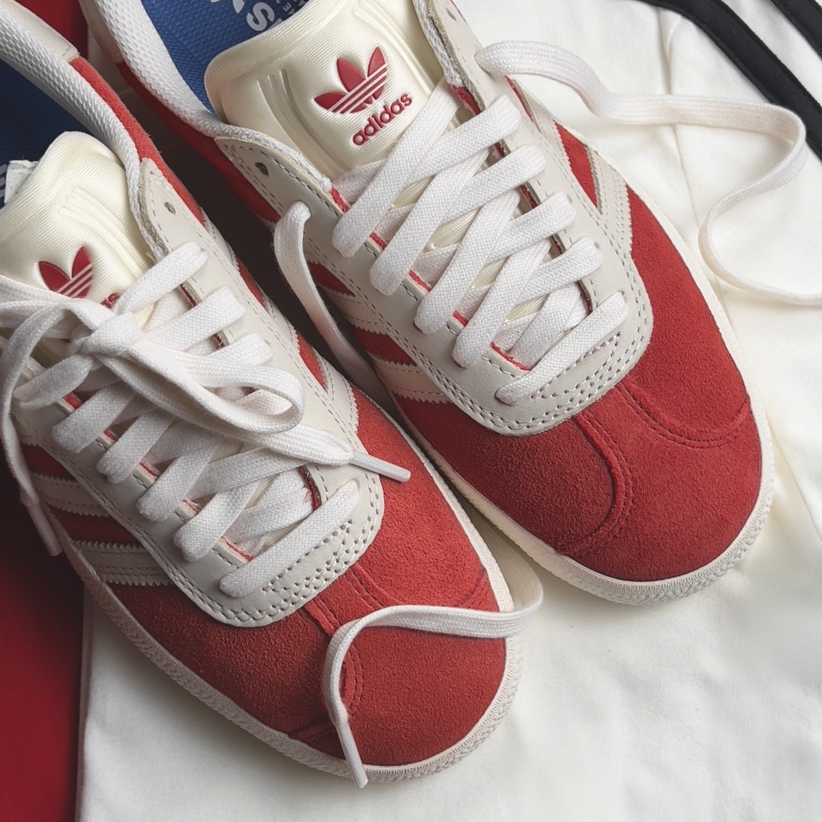 Tênis Adidas Gazelle Adv Vermelho Cinza Jp5861 | Espaço.con