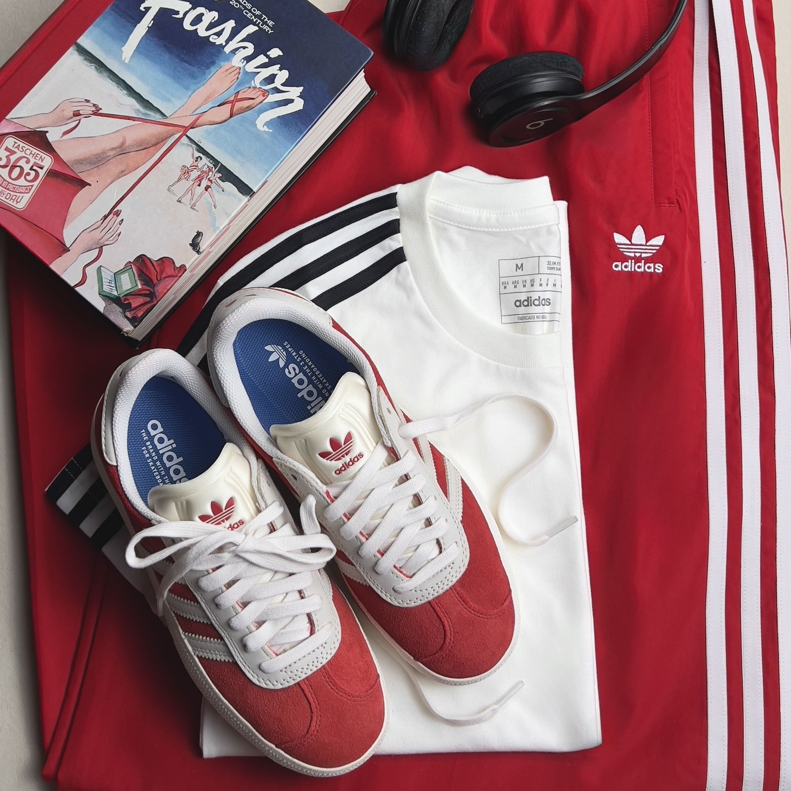 Tênis Adidas Gazelle Adv Vermelho Cinza Jp5861 | Espaço.con