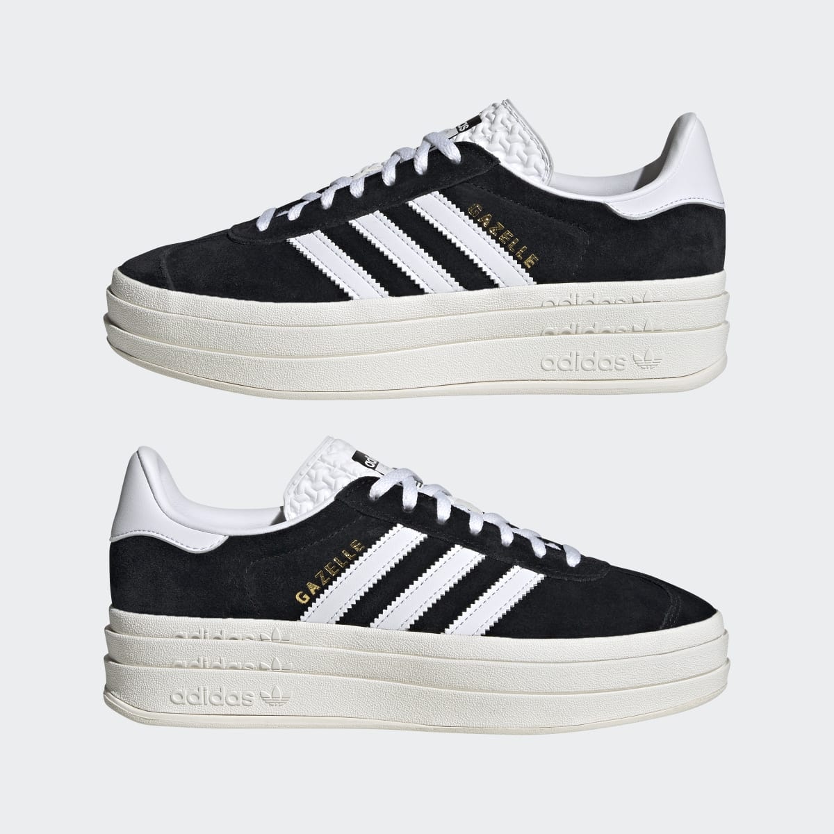 Adidas gazelle preto e branco hotsell