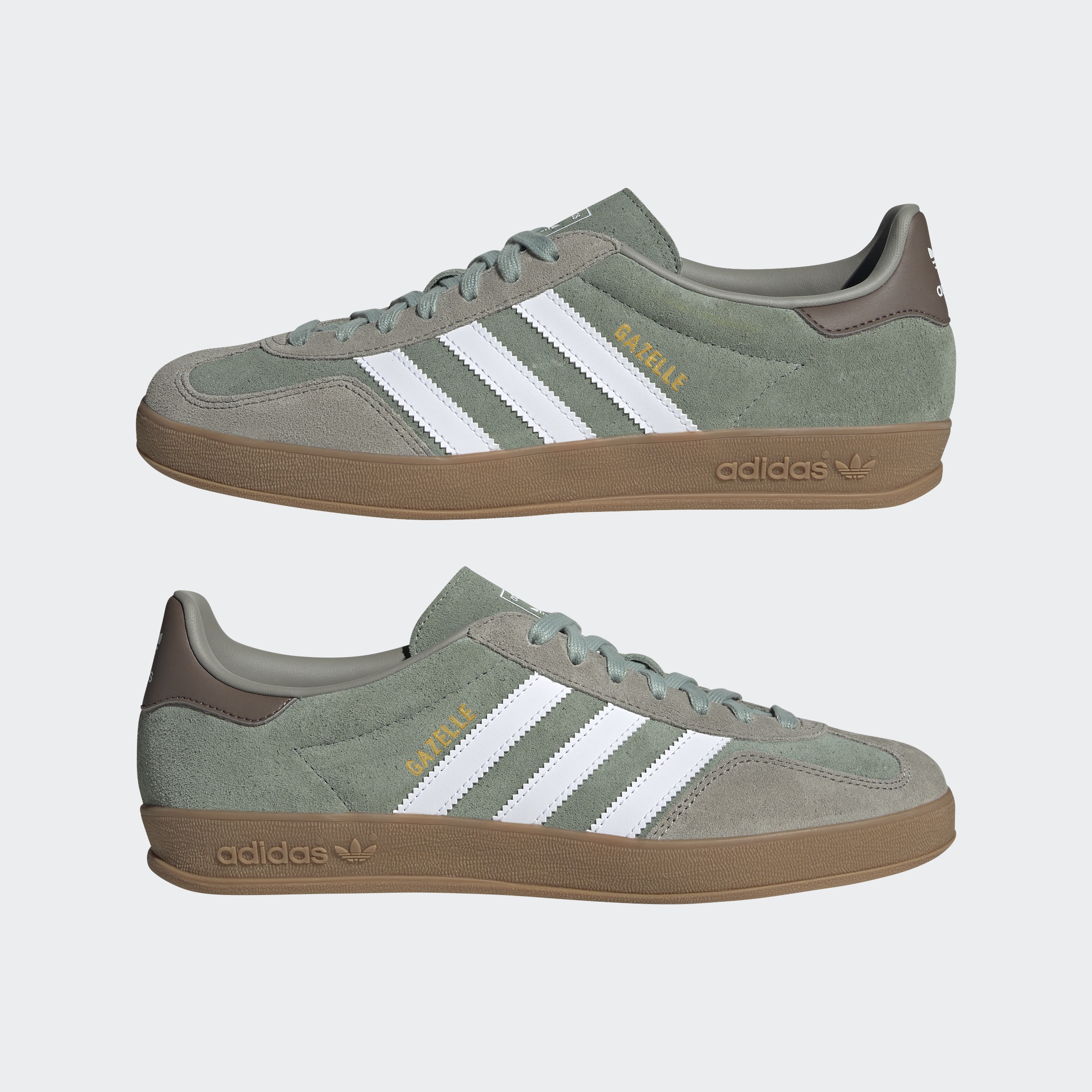 Tênis Adidas Gazelle Indoor Pistache Ji3526 | Espaço.con SNEAKERS