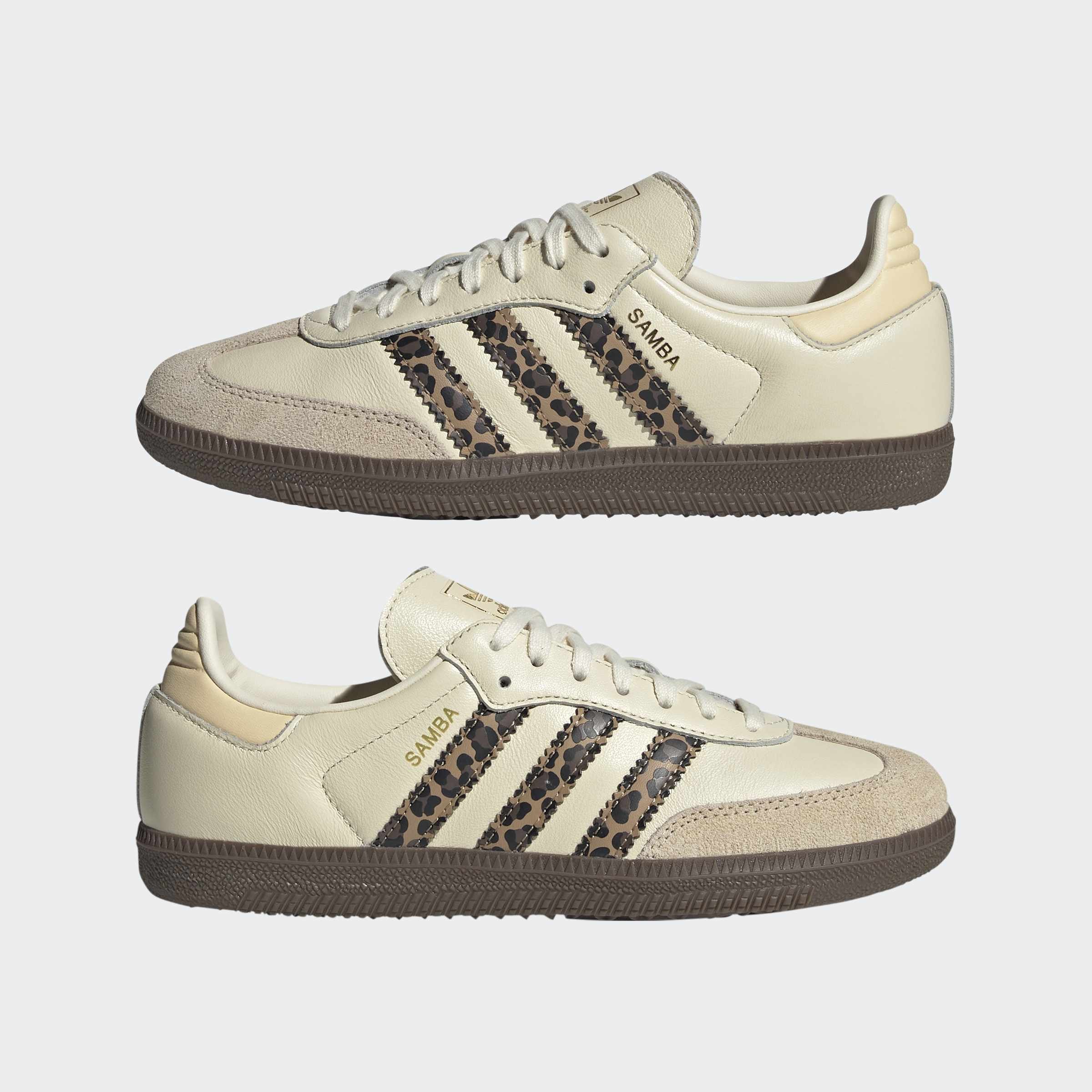 Tênis Adidas Samba OG Cream White Core Black Sand Strata Jq5874