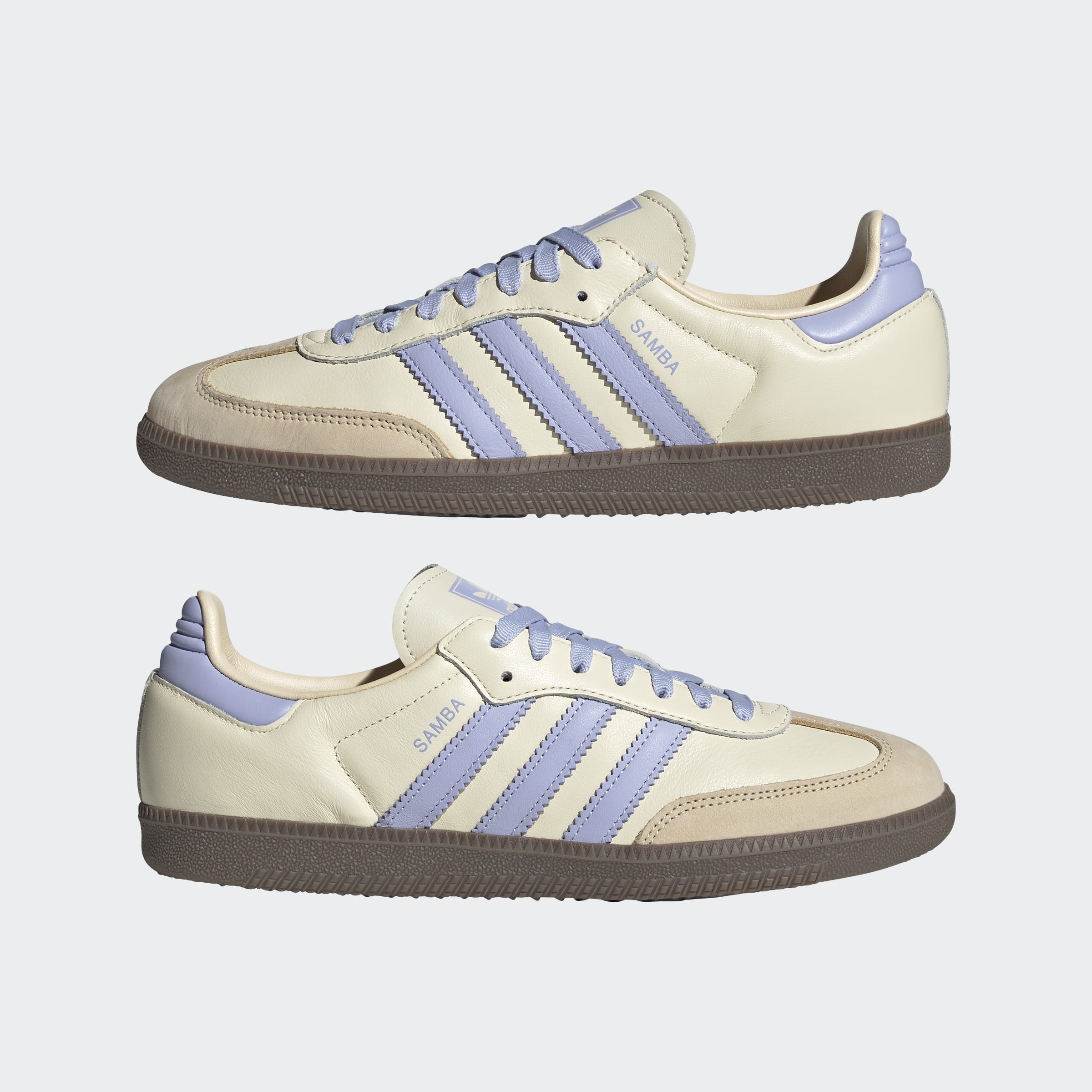 Tênis Adidas Samba OG Cream White Violet Tone Ji2678 | Espaço.con