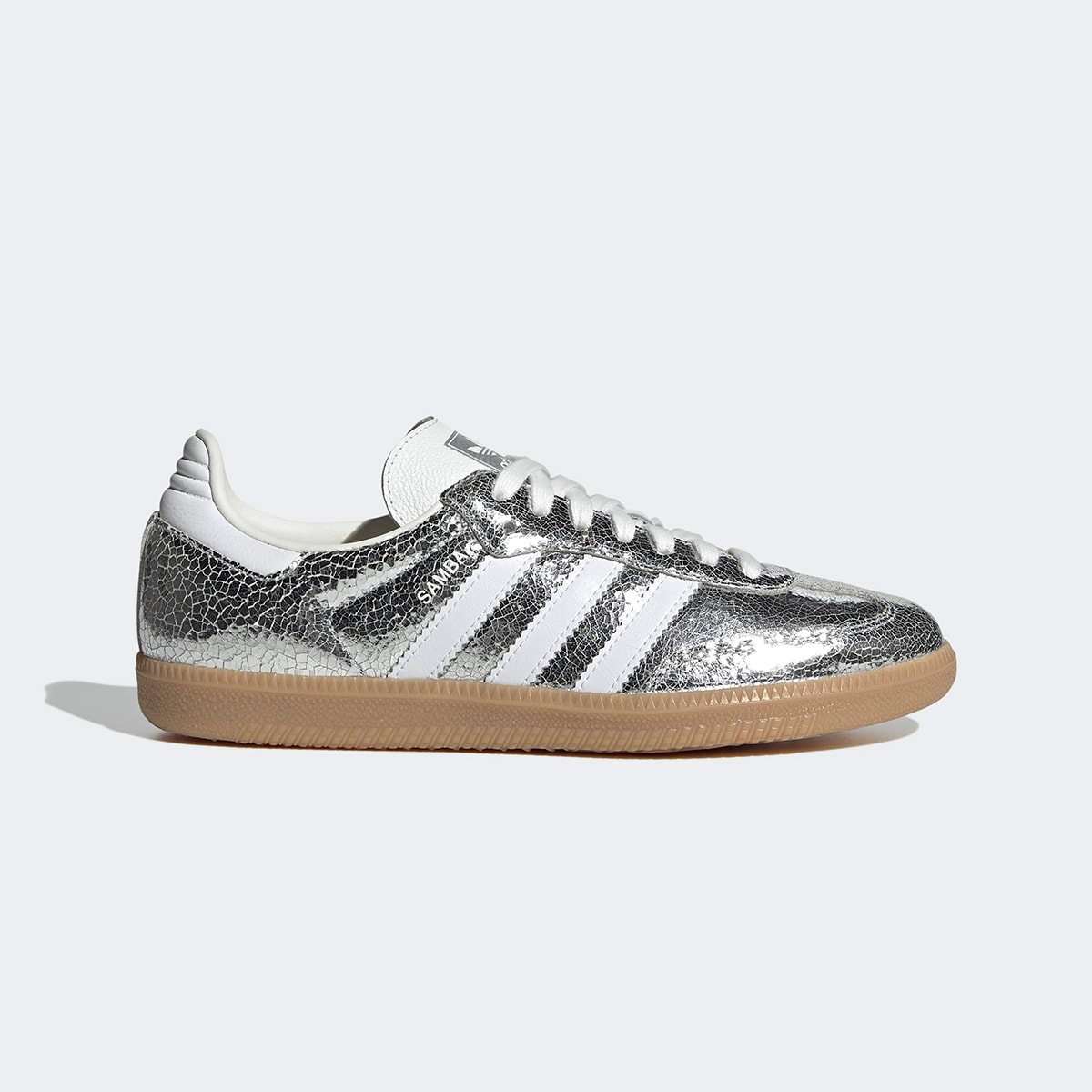 Tênis Adidas Samba Silver Metallic OG Jr0035 | Espaço.con SNEAKERS