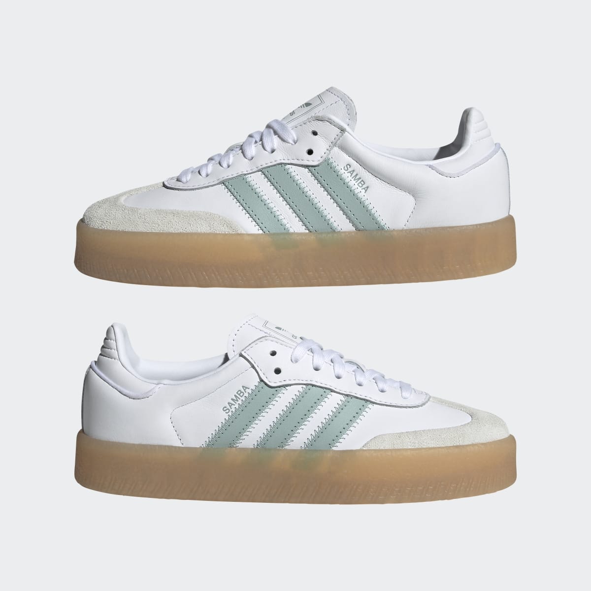 Tênis Adidas Sambae W Branco Verde Jp5609 | Espaço.con SNEAKERS & Co.