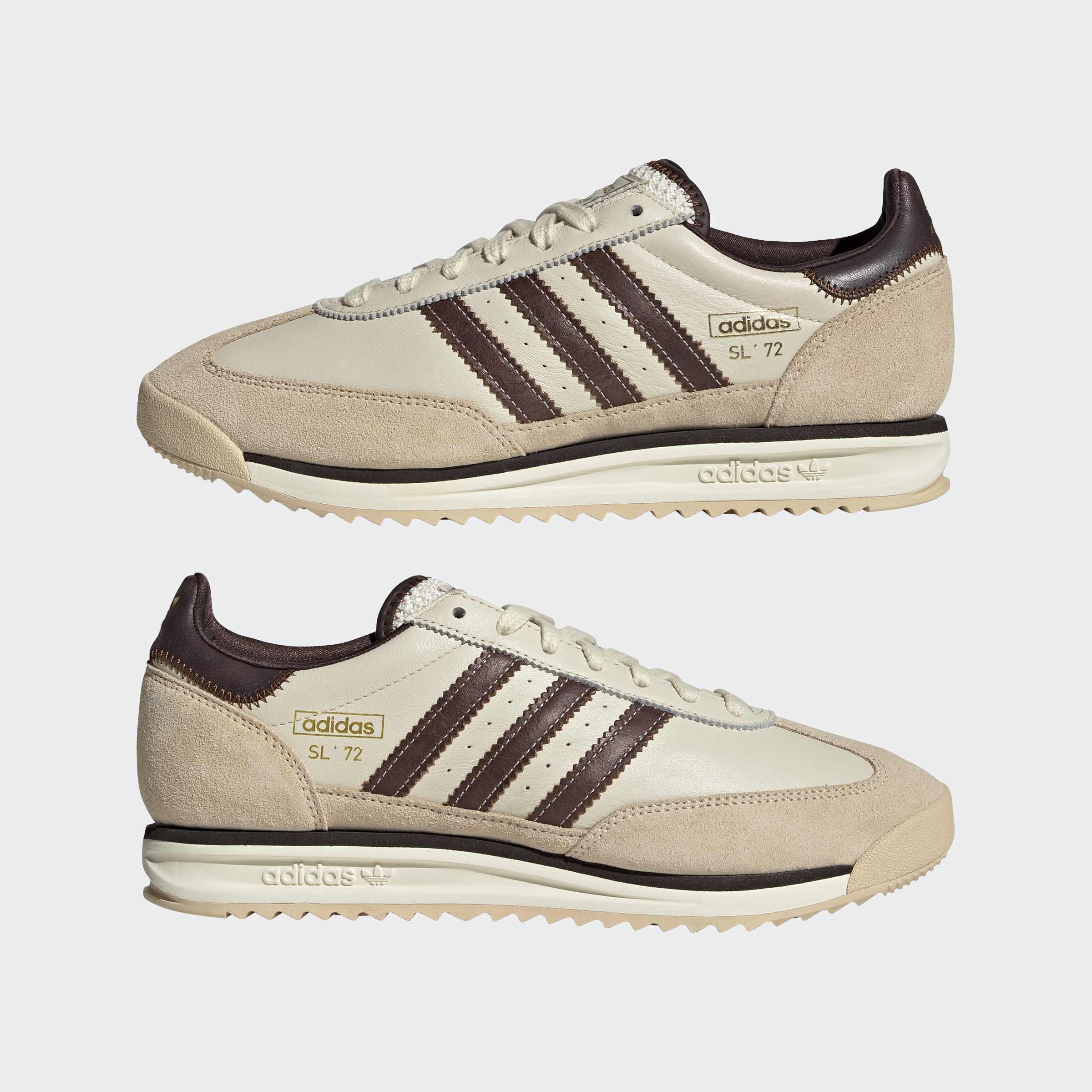 Tênis Adidas SL 72 RS Cream White Dusky Bronze Aurora Coffee