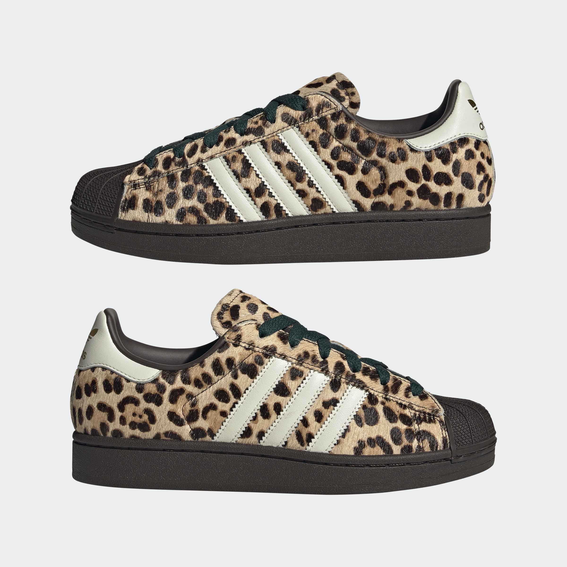 Tênis Adidas Superstar II Leopard Dark Brown Ivory Ki4203 | Espaço