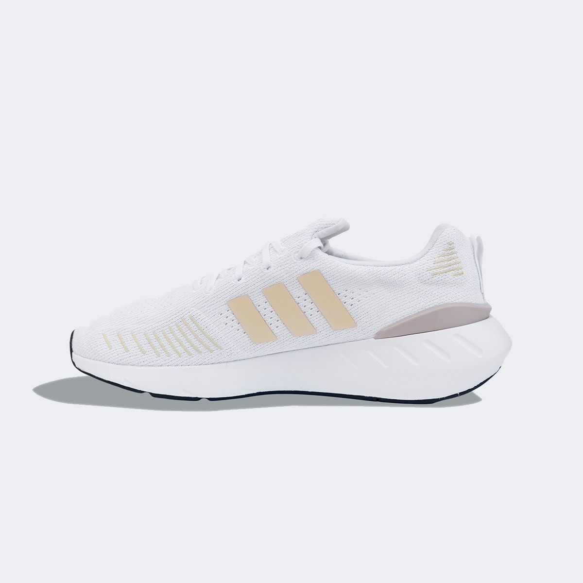Tênis Adidas Swift Run 22 W Branco Cinza Bege Gz9363 | Espaço.con