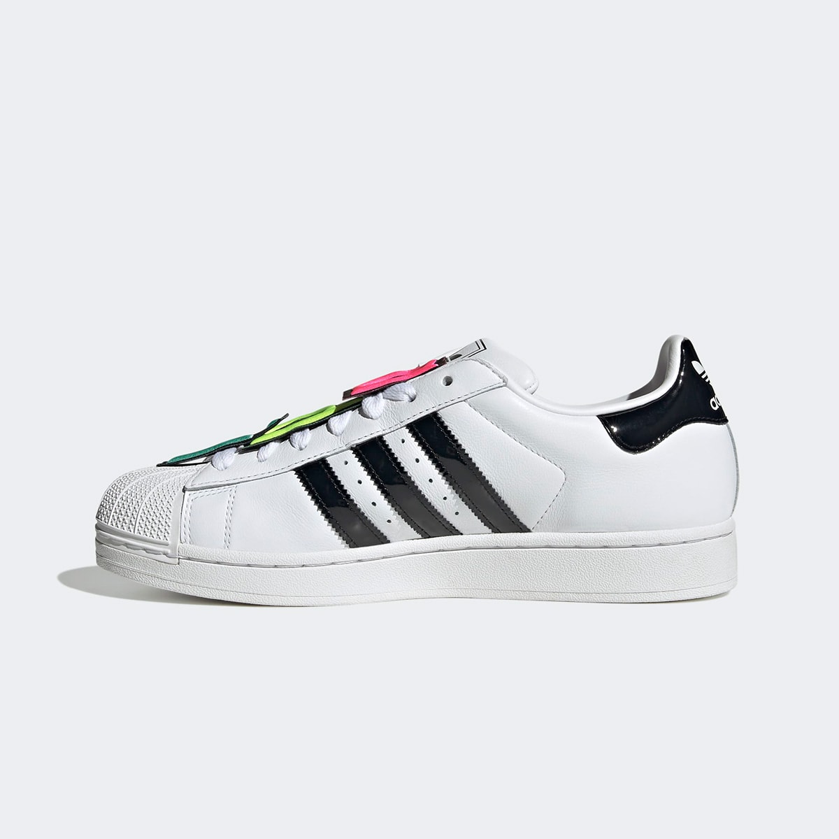 Tênis Adidas X Jeremy Scott Superstar II Branco Preto Jr3584