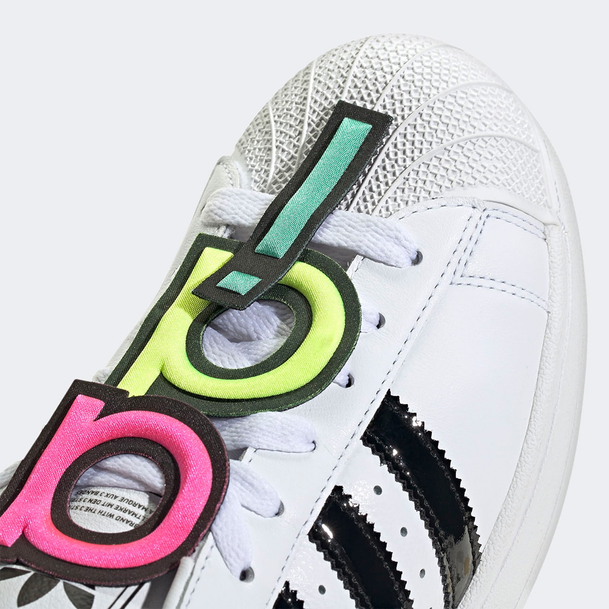 Tênis Adidas X Jeremy Scott Superstar II Branco Preto Jr3584
