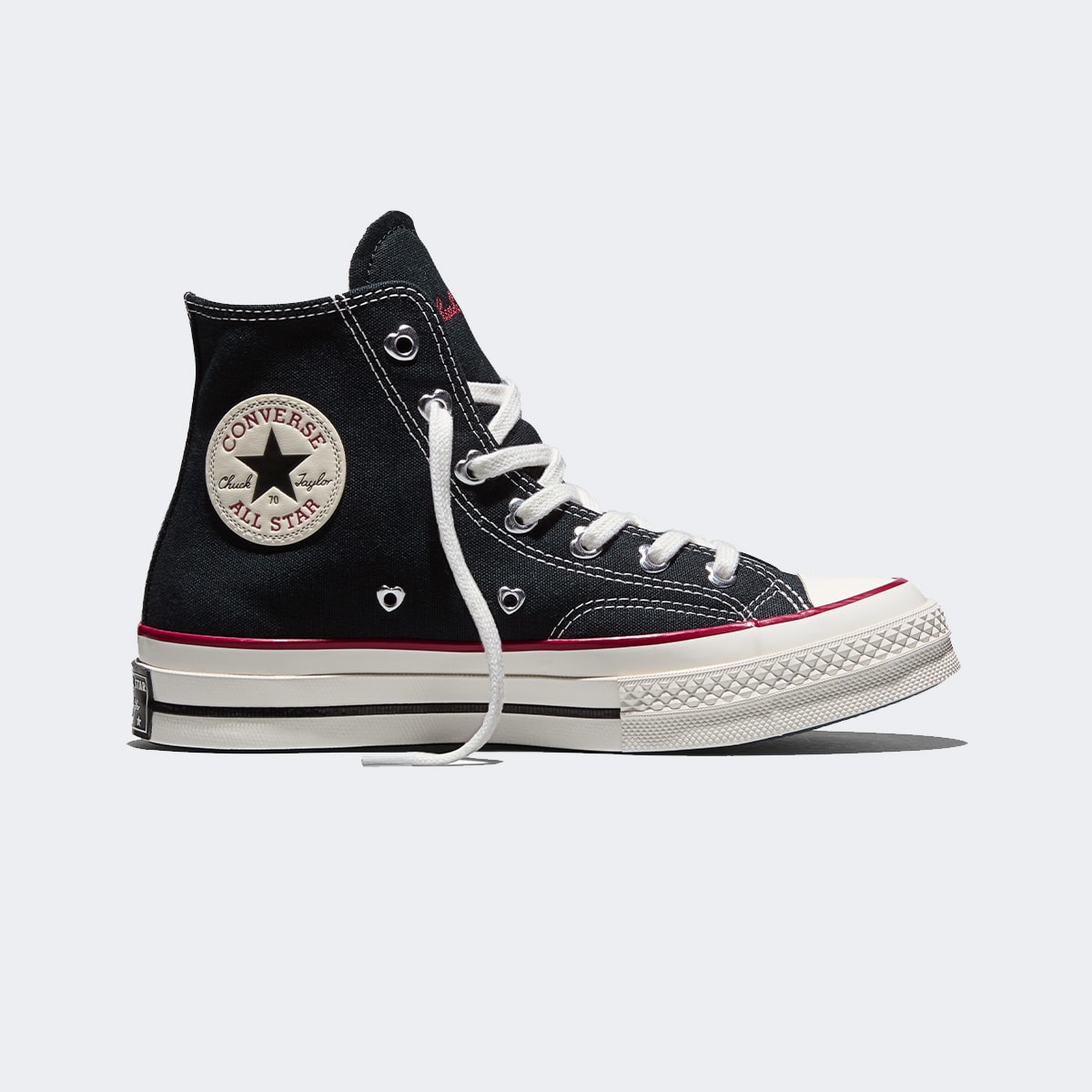 Tênis Converse Chuck 70 de Luxe Heel Festival Remix Egret HI