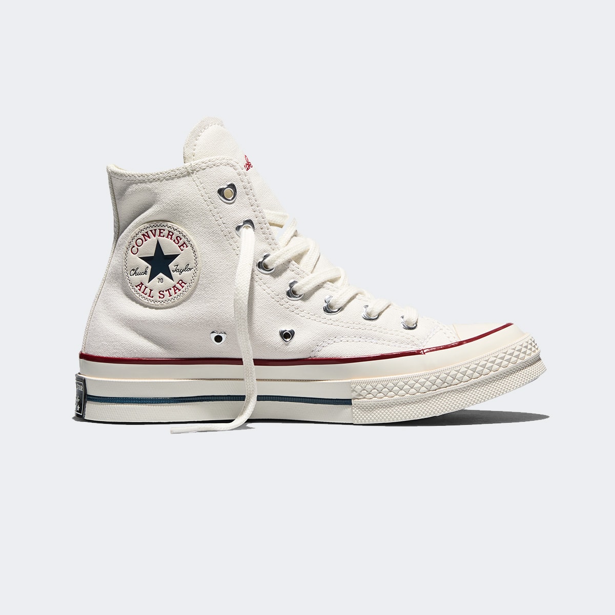 Tênis Converse Chuck 70 de Luxe Heel Festival Remix Egret HI