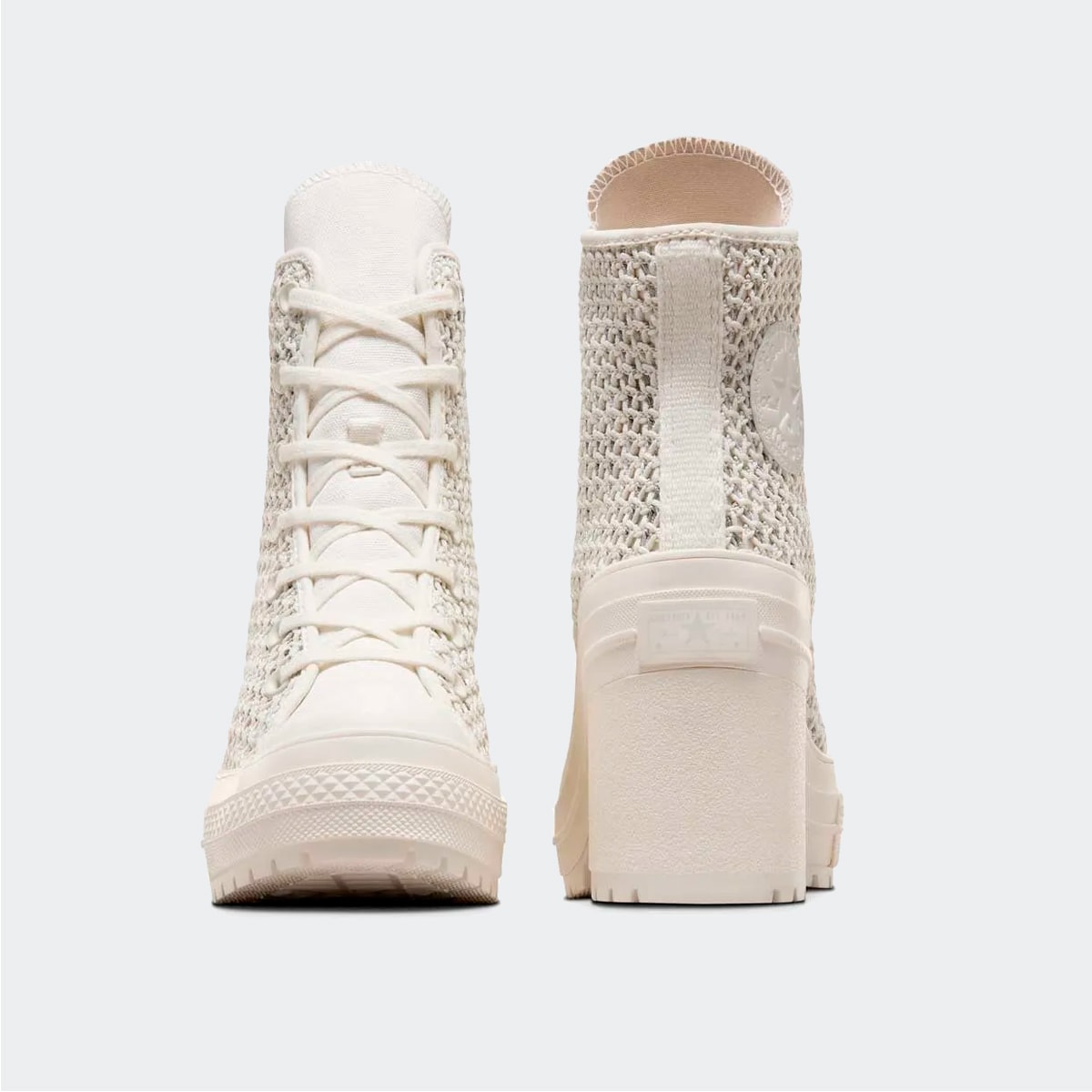 Tênis Converse Chuck 70 de Luxe Heel Festival Remix Egret HI