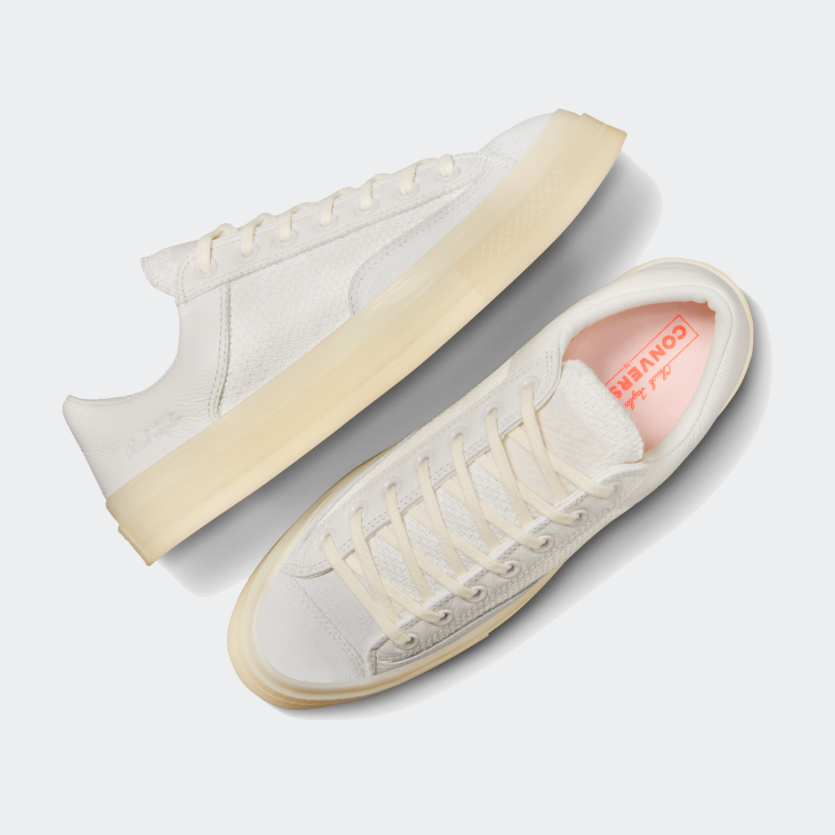 アンティーク 1882 Tênis Converse Chuck 70 Marquis Vintage White OX A07453c | Espaço