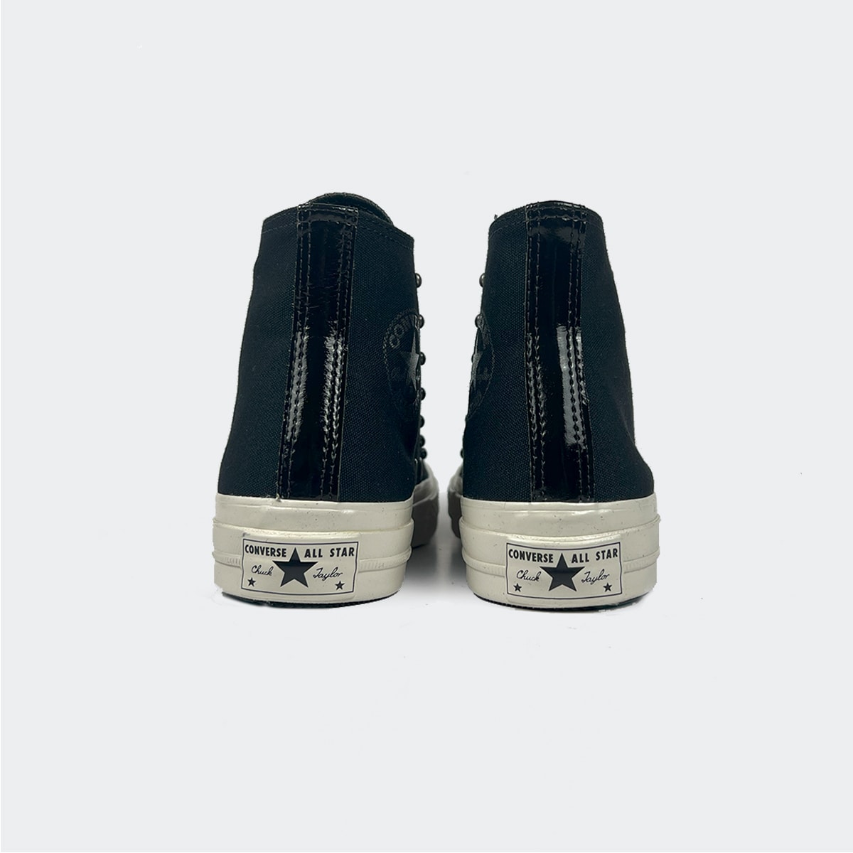 Tênis Converse Chuck 70 Star Studded Preto Metal Prata HI
