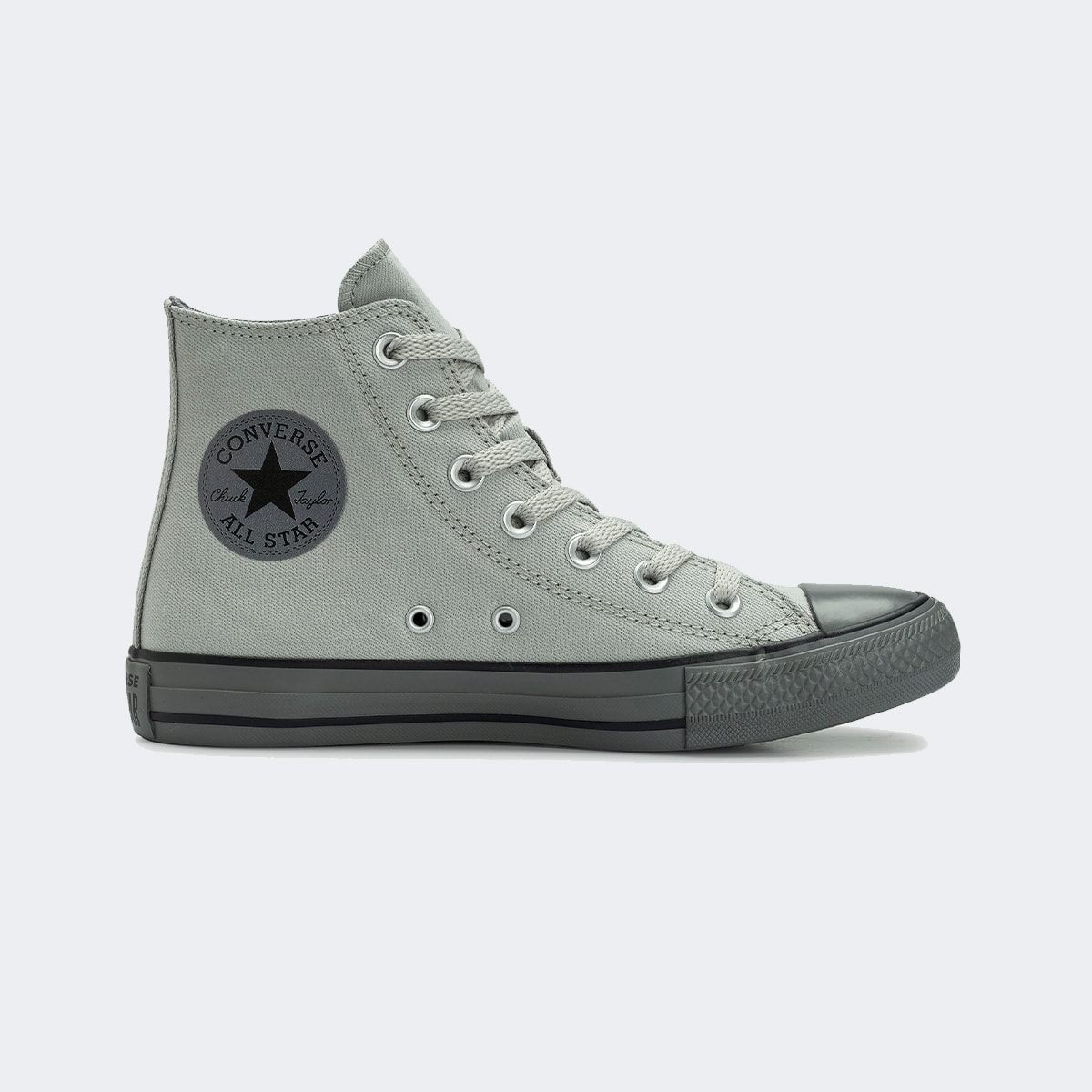 エッセンシャル✖️Converse Chuck Taylor グレー スニーカー Tênis Converse Chuck Taylor All Star Canvas+1 Cinza Claro Cinza