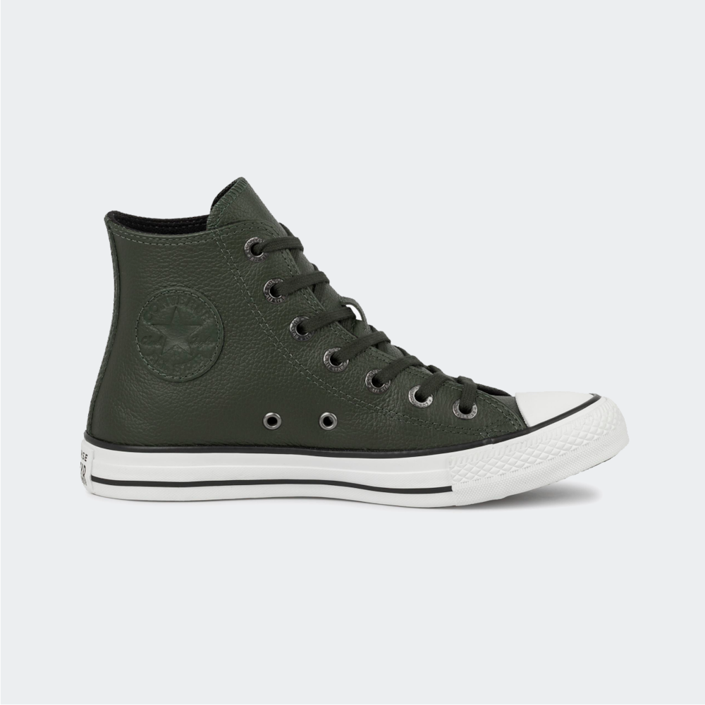 Tênis All Star Converse Chuck Taylor ox couro preto tam. 33 ao 43