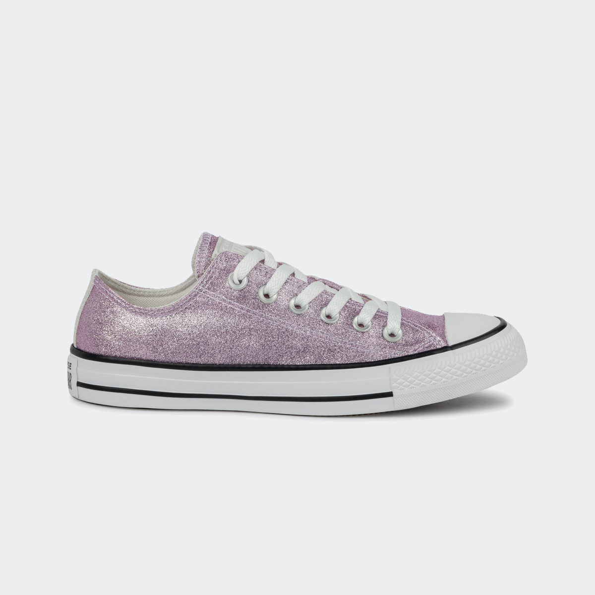 All star sale rosa glitter