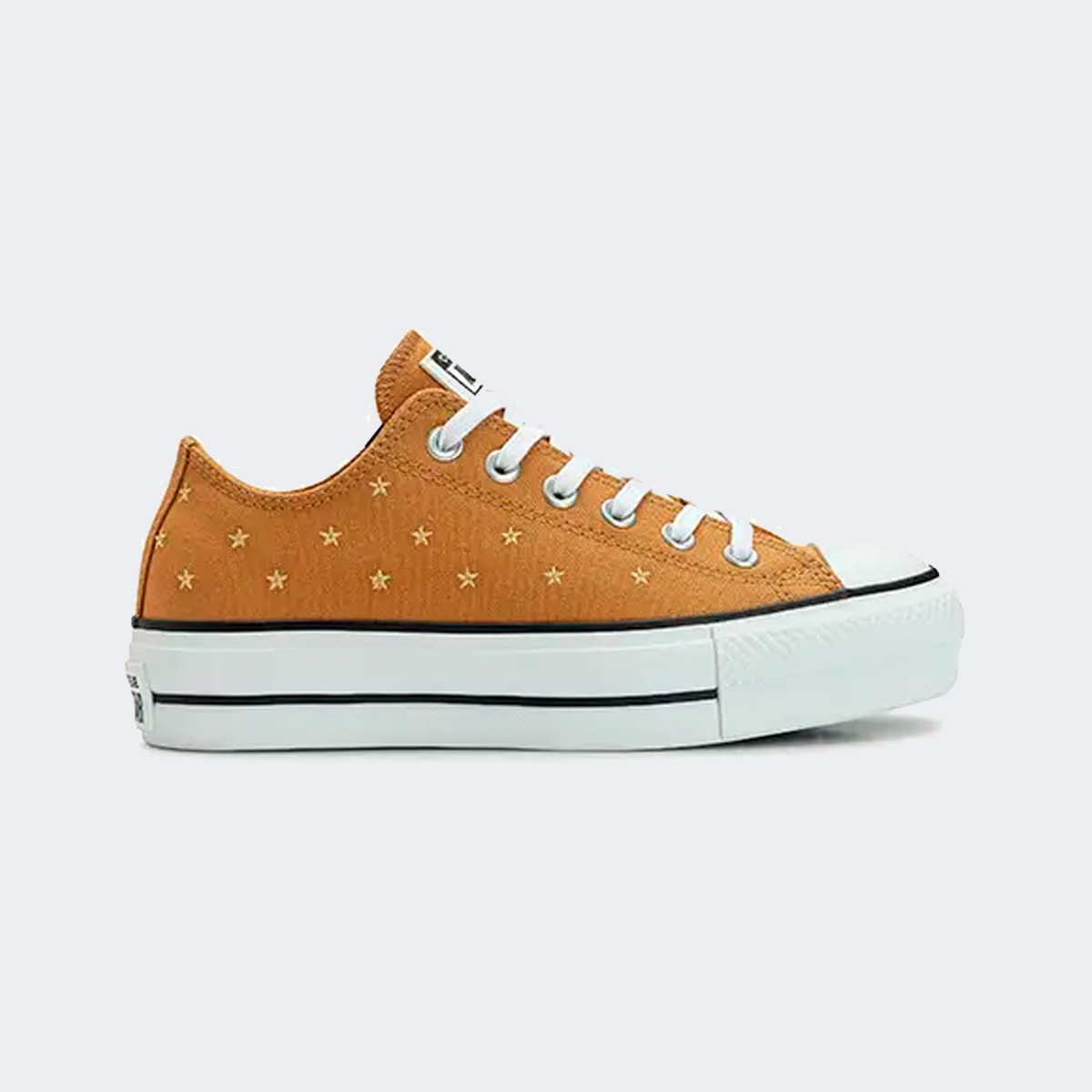 Tênis Converse Chuck Taylor All Star Lift Embroidered Stars Bege