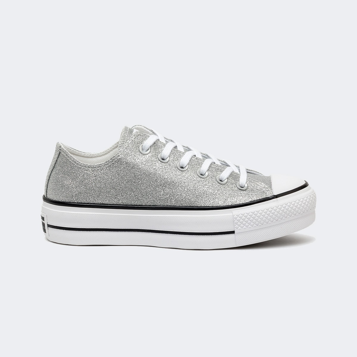 Tênis converse chuck taylor all star platform deals ox cinza puro