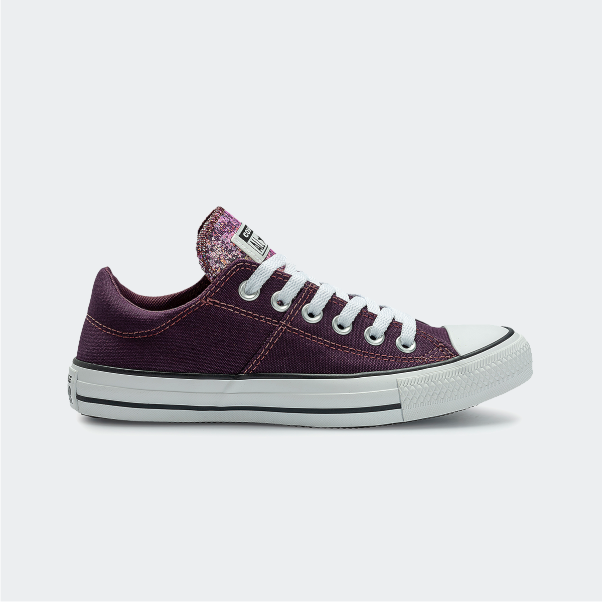 Tênis Converse Chuck Taylor All Star Madison Shinefetti Roxo