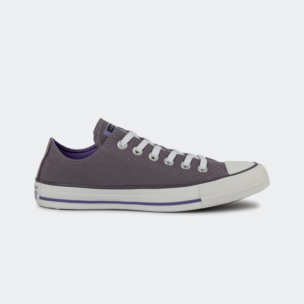 TÊNIS CONVERSE CHUCK TAYLOR ALL STAR SEASONAL CINZA NOTURNO OX ...