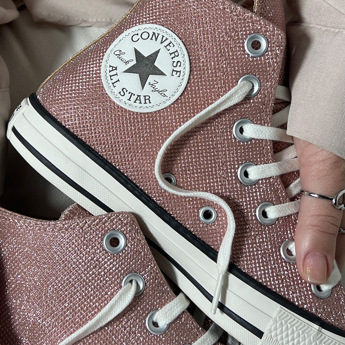 Tênis Converse Chuck Taylor All Star Shine Rosa Fosco HI