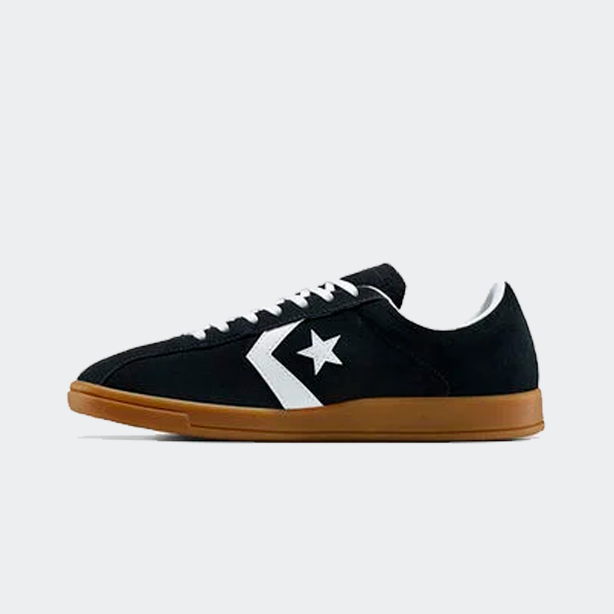 USA製 CONVERSE US9.5 黒 ゴールデンサイズ DMG84 Tênis Converse Classic Trainer Suede Black White Gum A16534c