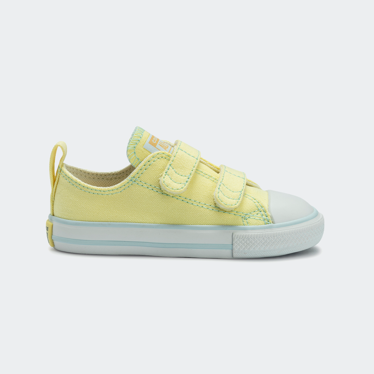 あー　K03A 2台 Tênis Converse Kids Chuck Taylor All Star 2V Canvas +1 Amarelo