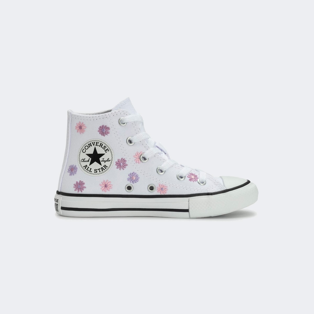 Tênis Converse Kids Chuck Taylor All Star Joyful Florals Lilas