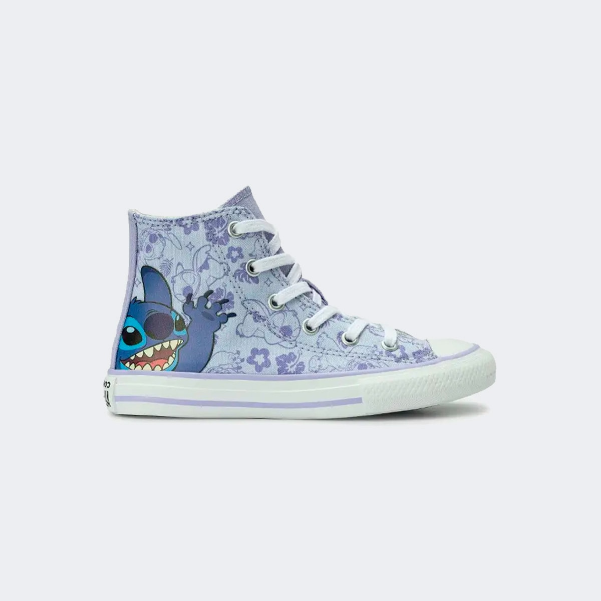 Tênis Converse Kids Chuck Taylor All Star Side Zip HI Disney