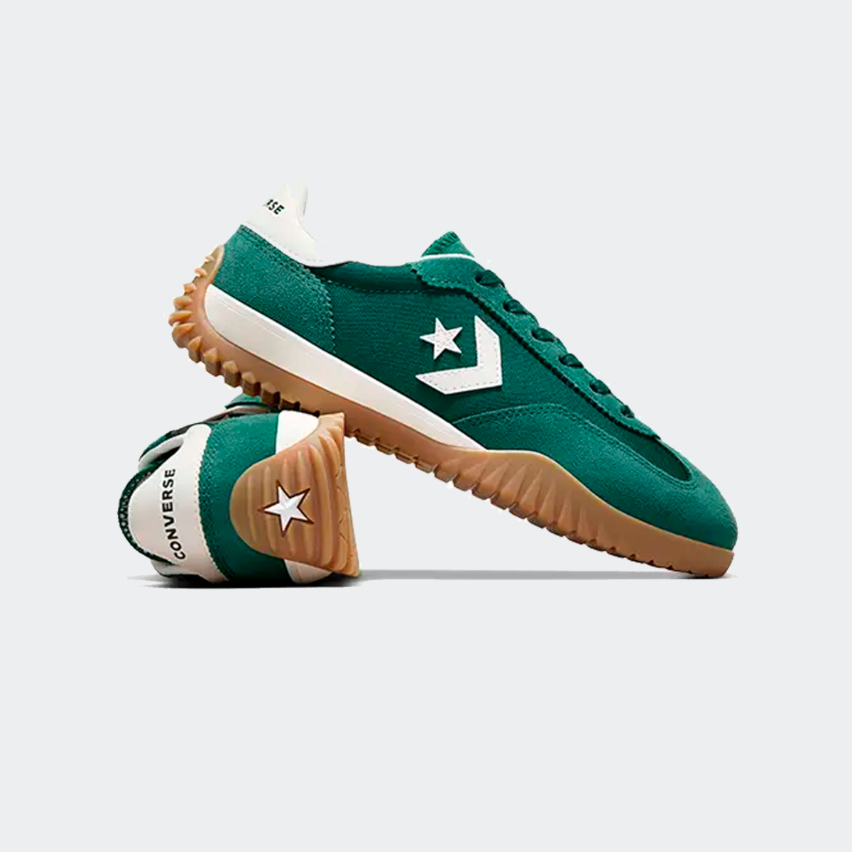 Tênis Converse Run Star Trainer Green Envy Egret White OX A13359c