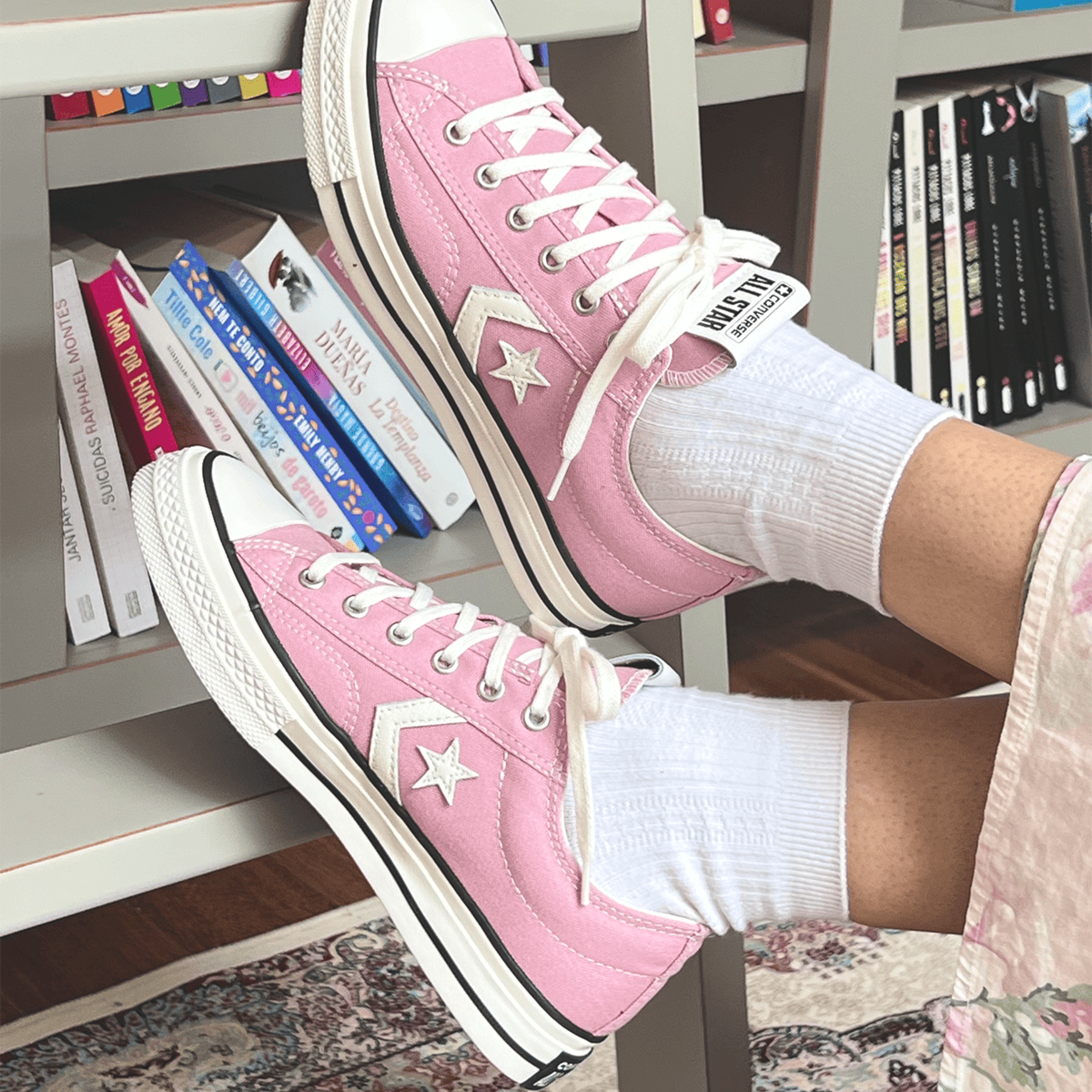 Tênis Converse Star Player 76 Lotus Pink Vintage White A09460c